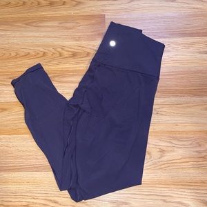 Lululemon align pants 25” size 6 (purple)